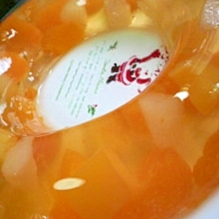 簡単！フルーツ缶でゼリー